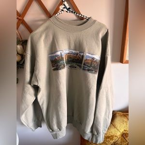 Vintage Hanes Glacier Park Montana Crewneck